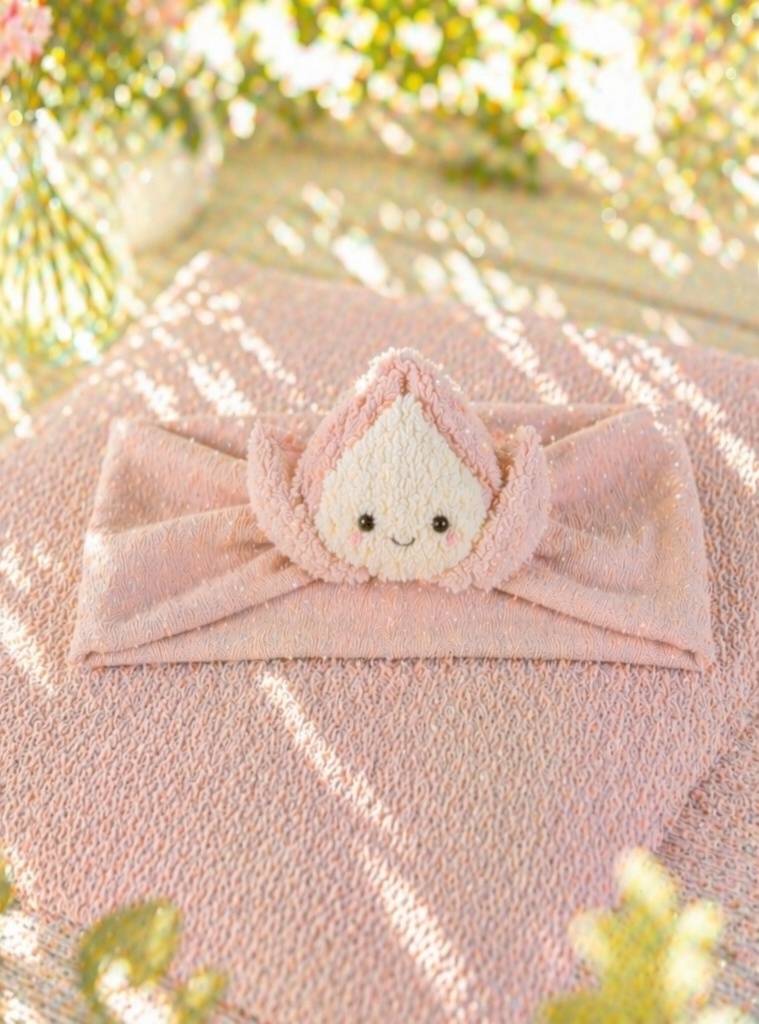 Wholesale Cute Blossom Doll Baby Headband, Soft Stretch Newborn Boutique Hair Accessory