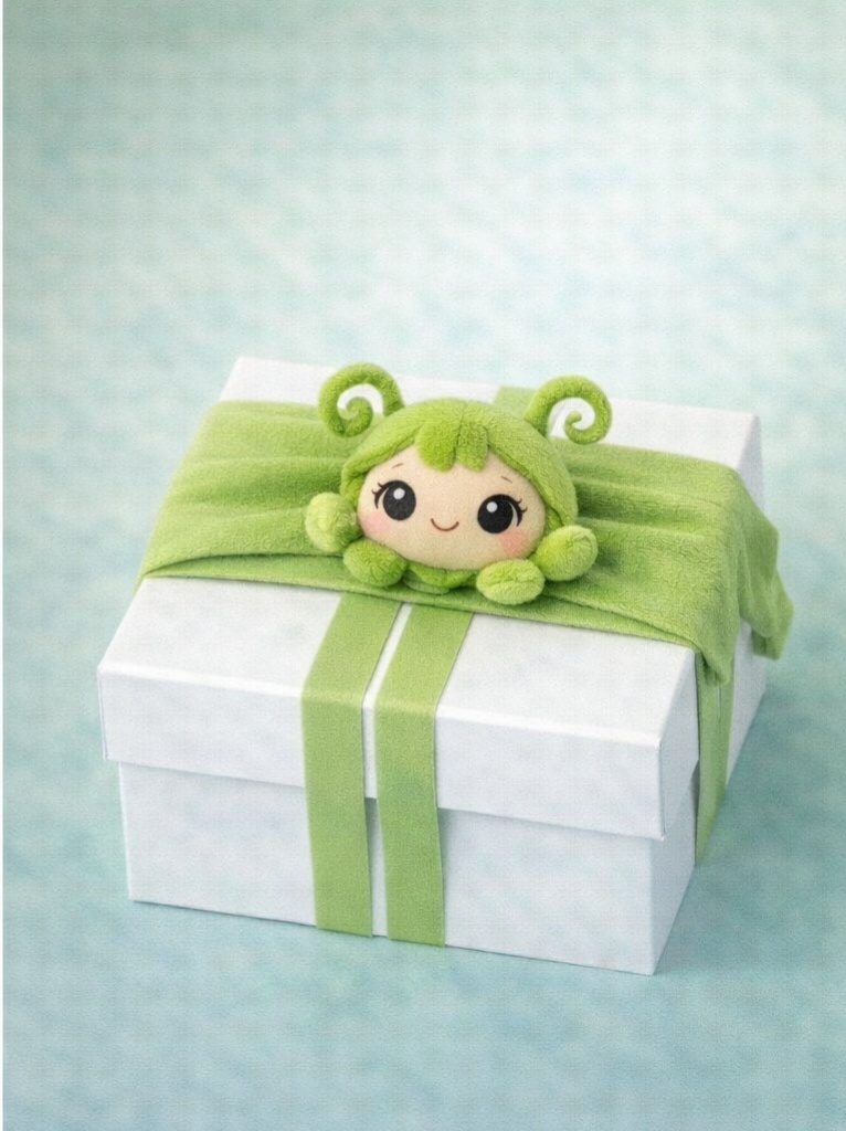 Diadema de bebé con hada verde suave, pensada para compradores B2B