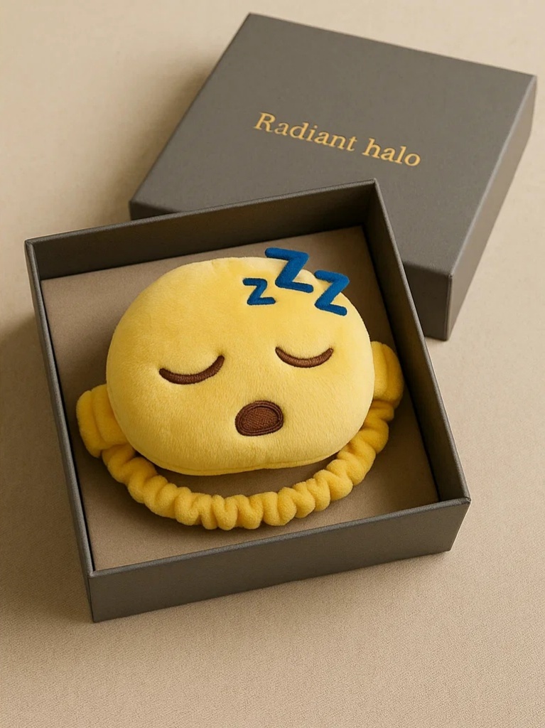 Emoji Beebi Peapael Pehme Plüüsist Juukseaksessuaar Sobib Imikutele ja Väikelastele