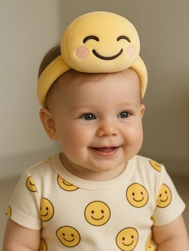 Emoji Ausdruck Baby Stirnband