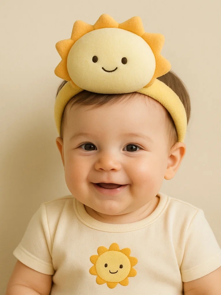 Newborn Headband Sun Series Gentle Cotton