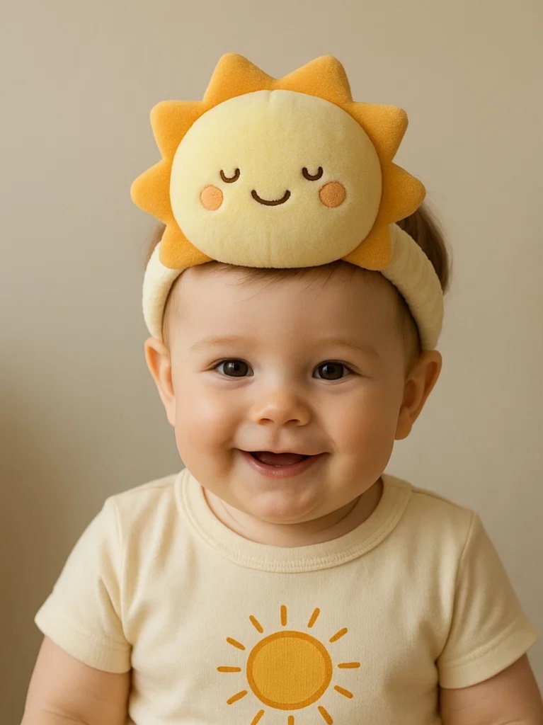 Infant Headband Sun Series Breathable Cotton