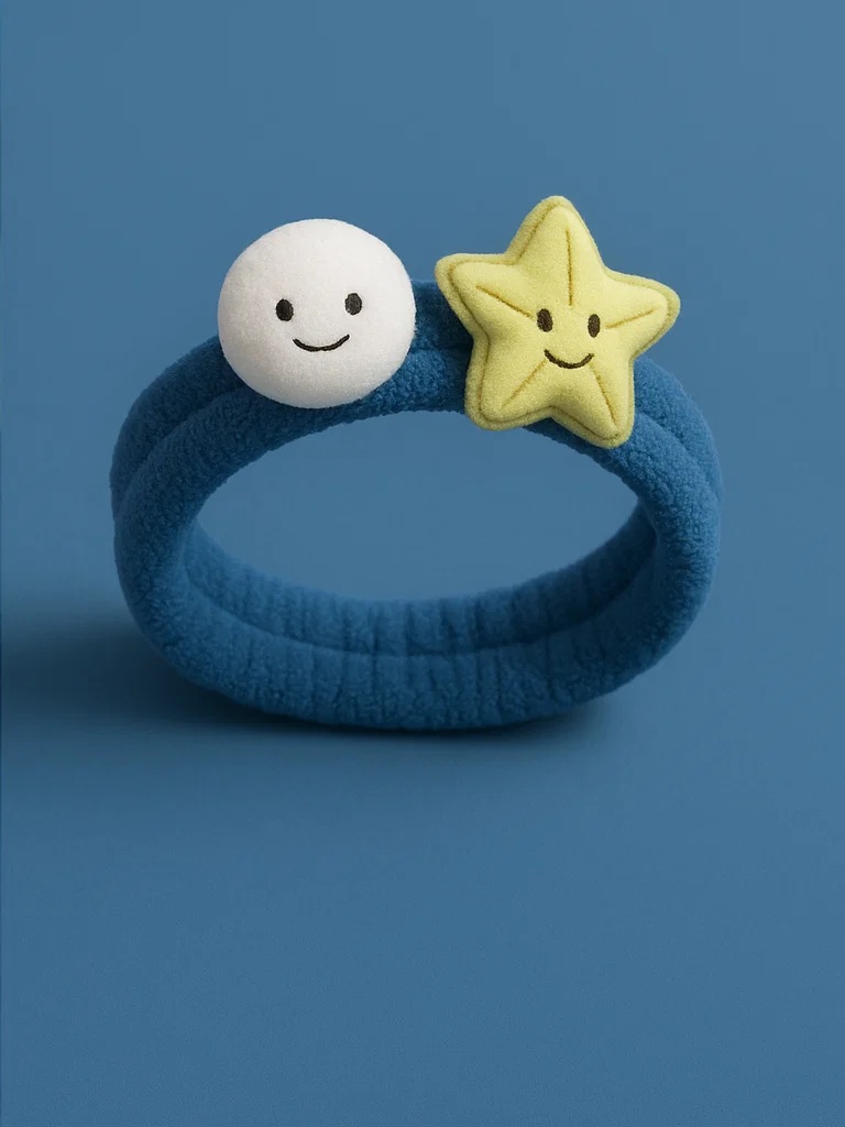 Baby Headband with Starfruit and Smiley Cloud