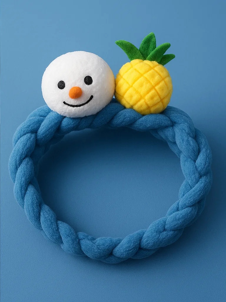 Baby Headband with Snowman and Pineapple