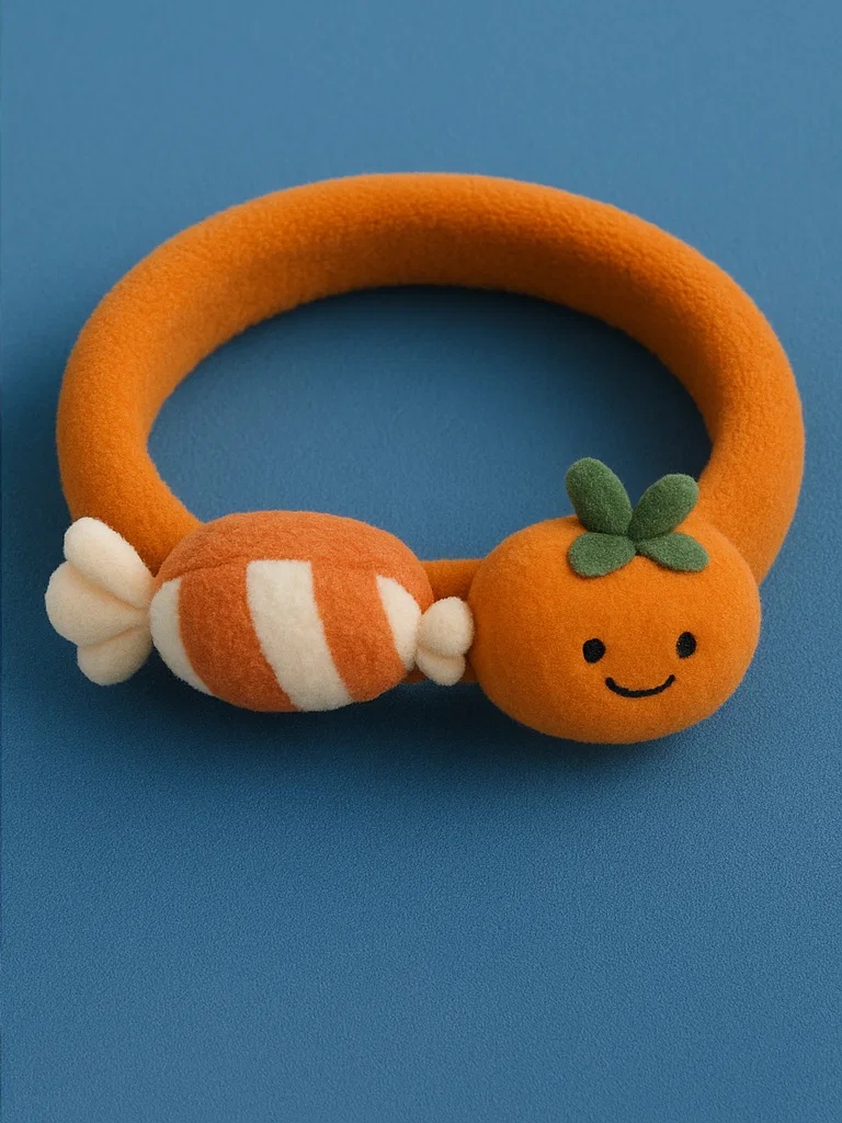 Baby Headband with Candy and Orange