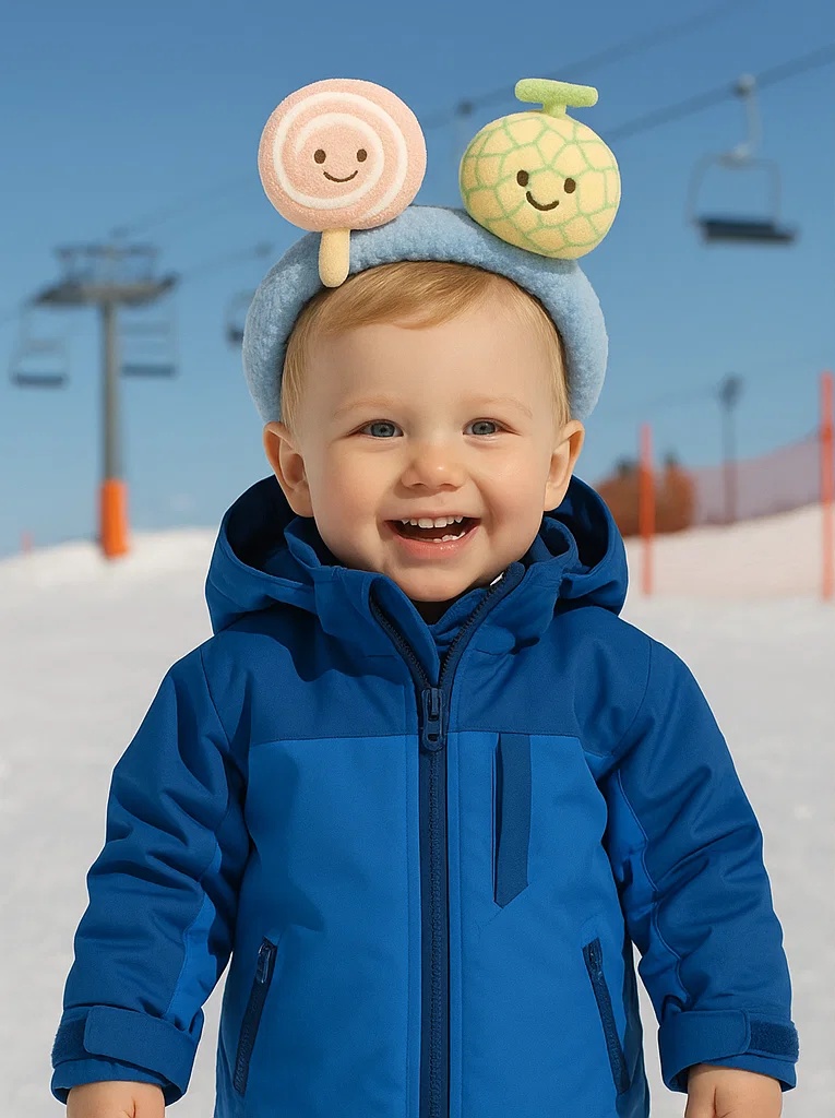 Baby Headband with Lollipop and Melon