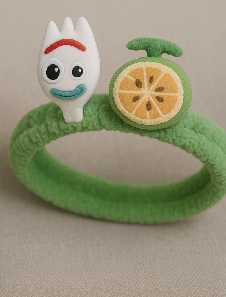 Diadema infantil con diseño de frutas - accesorio cómodo