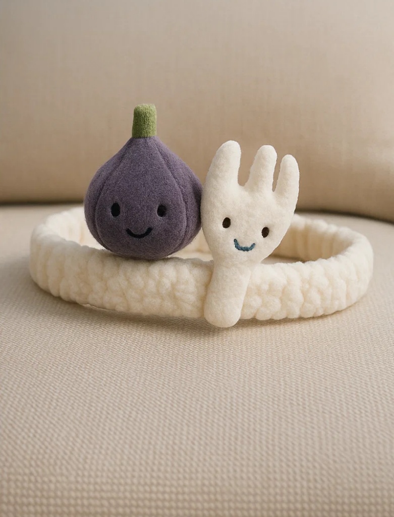 Diadema infantil con diseño de frutas - accesorio cómodo