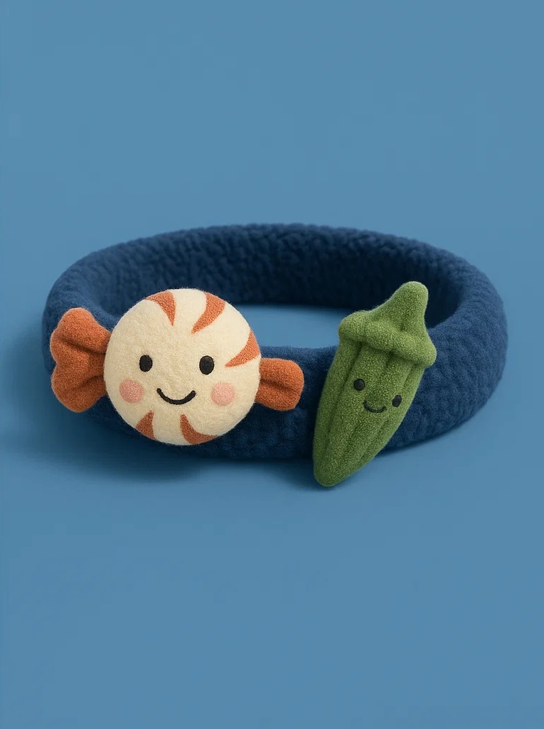 Baby Headband with Candy and Cucumber