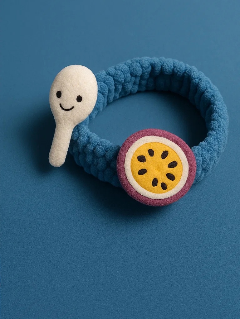 Spoon and Passion Fruit Headband for Toddlers