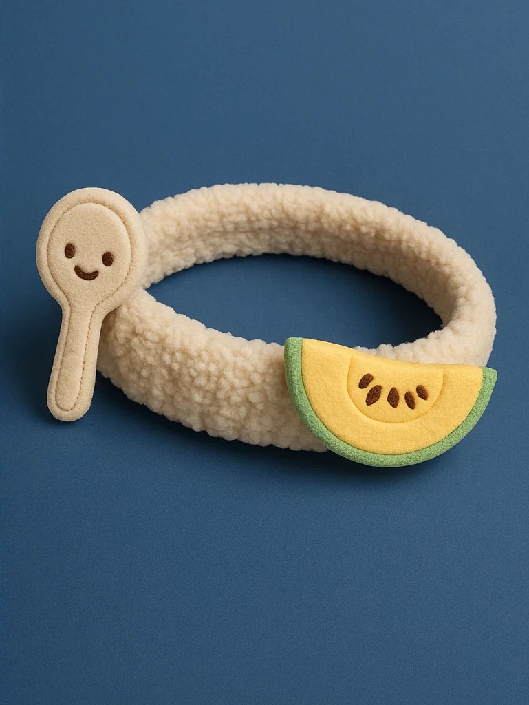 Spoon and Cantaloupe Headband for Kids