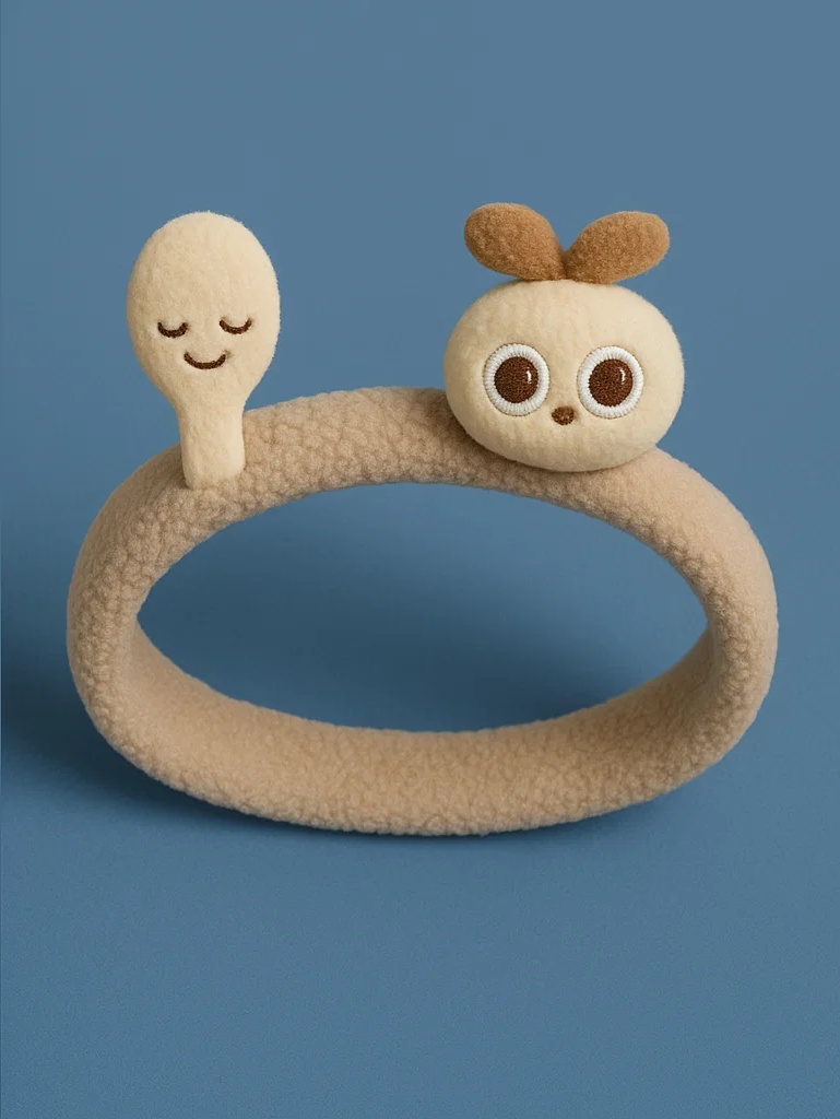 Spoon and Snail & Bear Headband for Toddlers