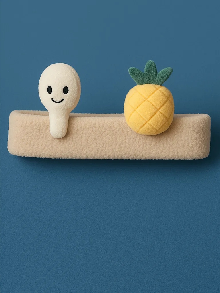 Spoon and Pineapple Headband for Babies