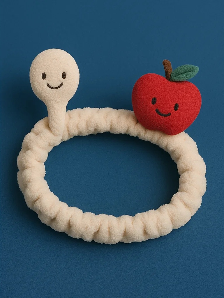 Spoon and Apple Headband for Babies