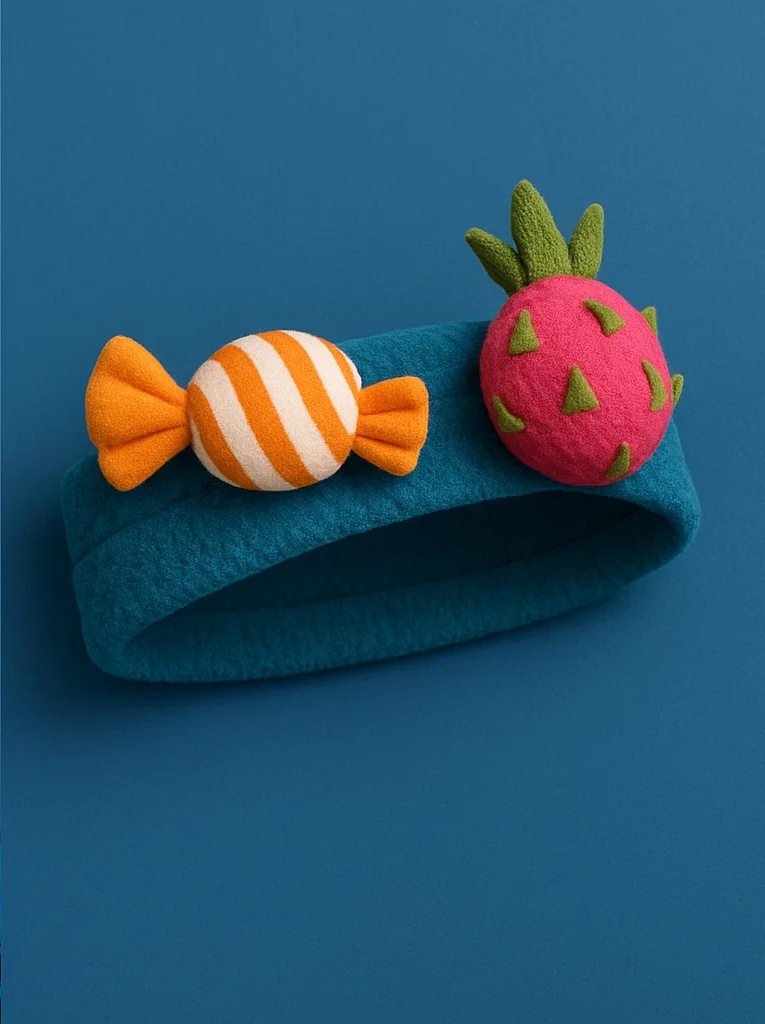 Forky Headband with Candy and Dragonfruit for Babies
