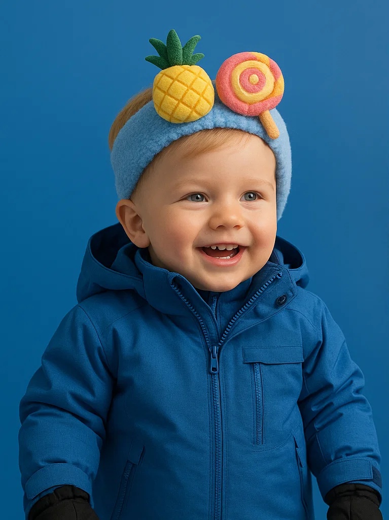 Pineapple and Lollipop Headband for Babies