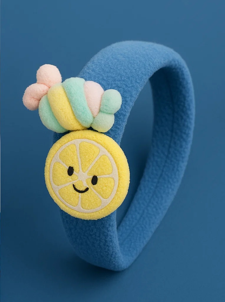 Snail and Lemon Headband for Babies