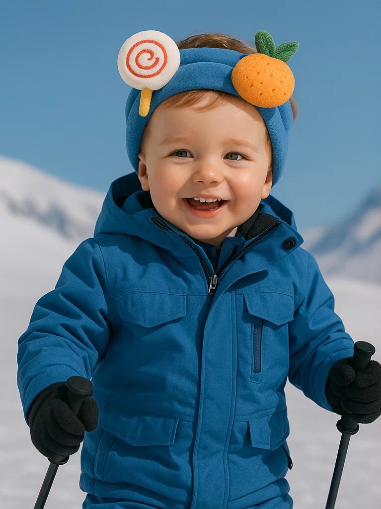 Lollipop and Orange Headband for Babies