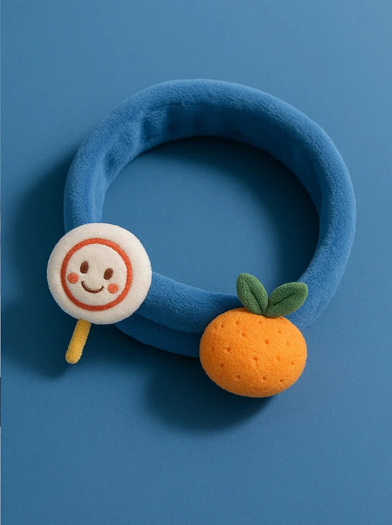 Lollipop and Orange Headband for Babies