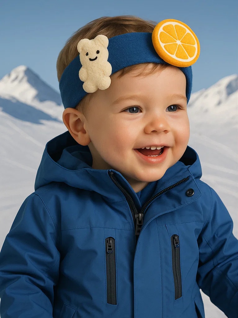 Lollipop and Orange Fruit Baby Headband