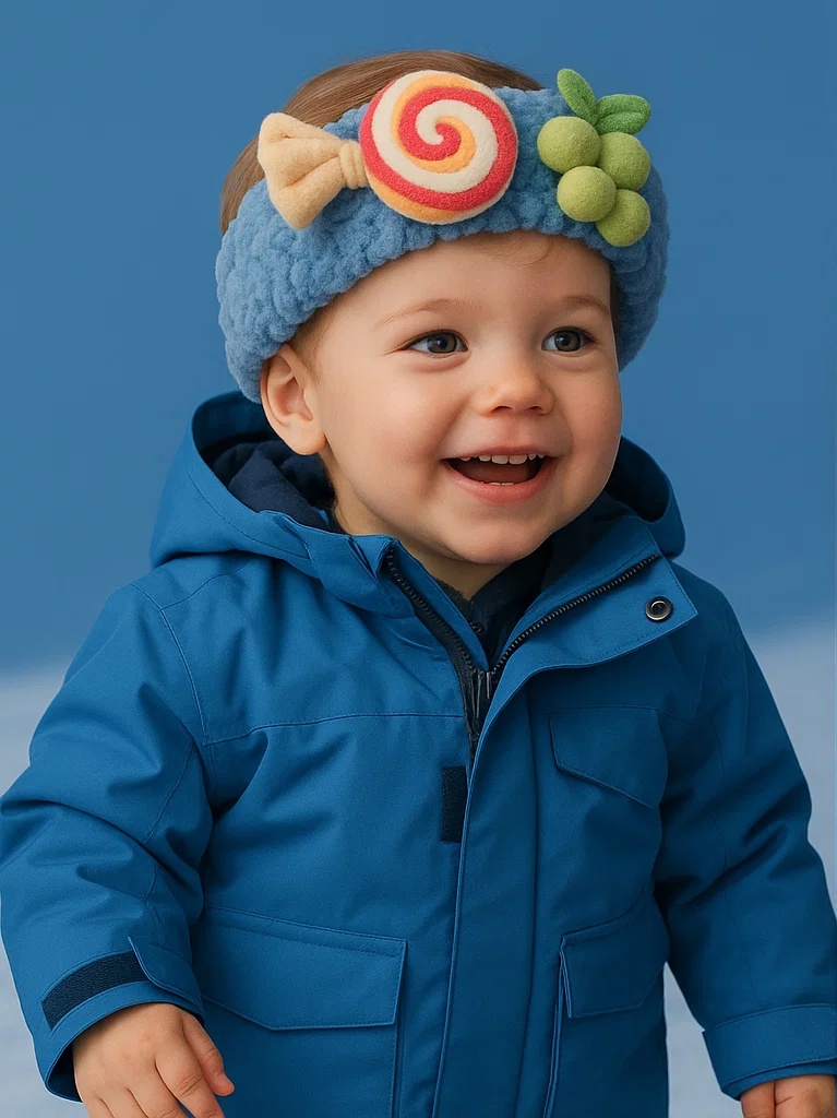 Snail and Grape Headband for Babies