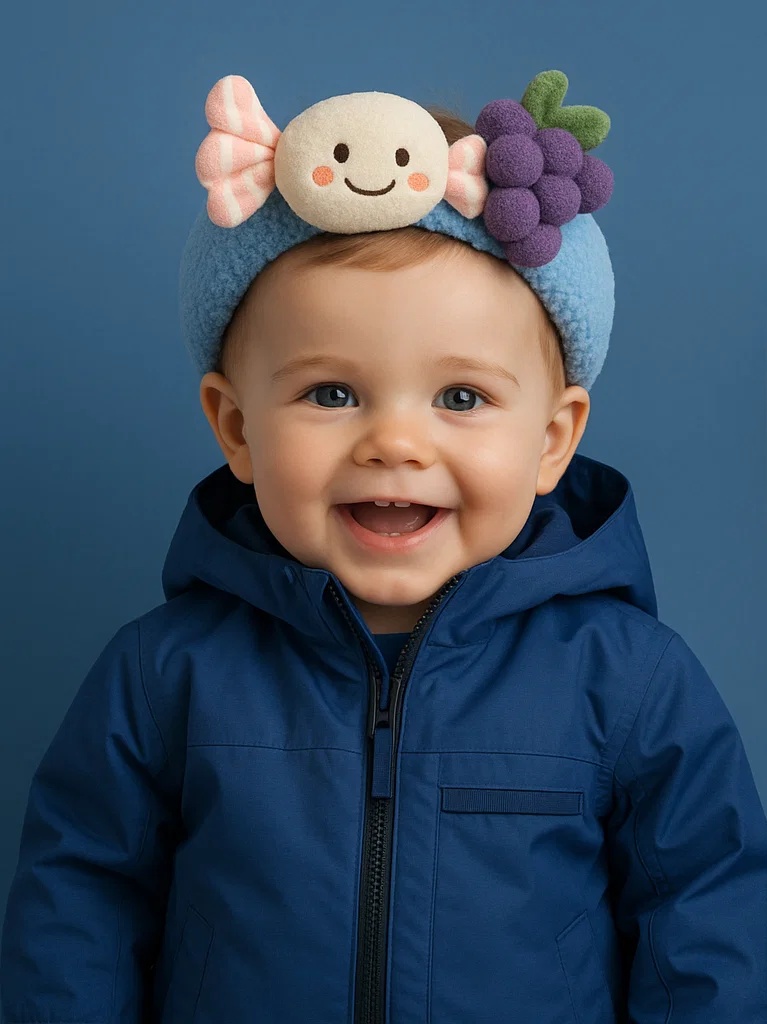Candy and Grape Headband for Babies