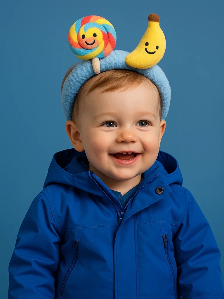 Lollipop and Banana Baby Headband