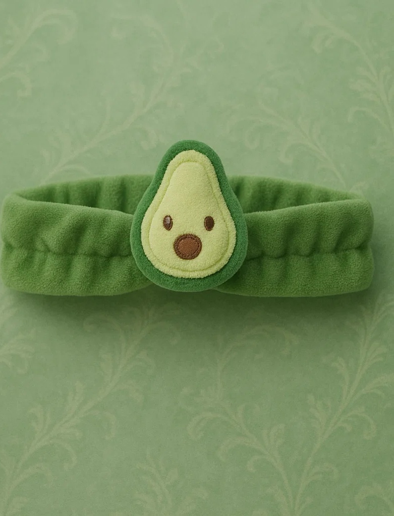 Bandeau bébé Star Kirby avec fruit et robe verte