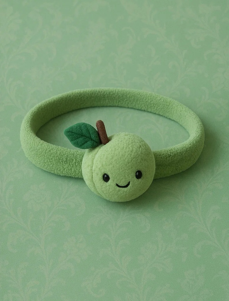 Fun Apple-Themed Baby Headband
