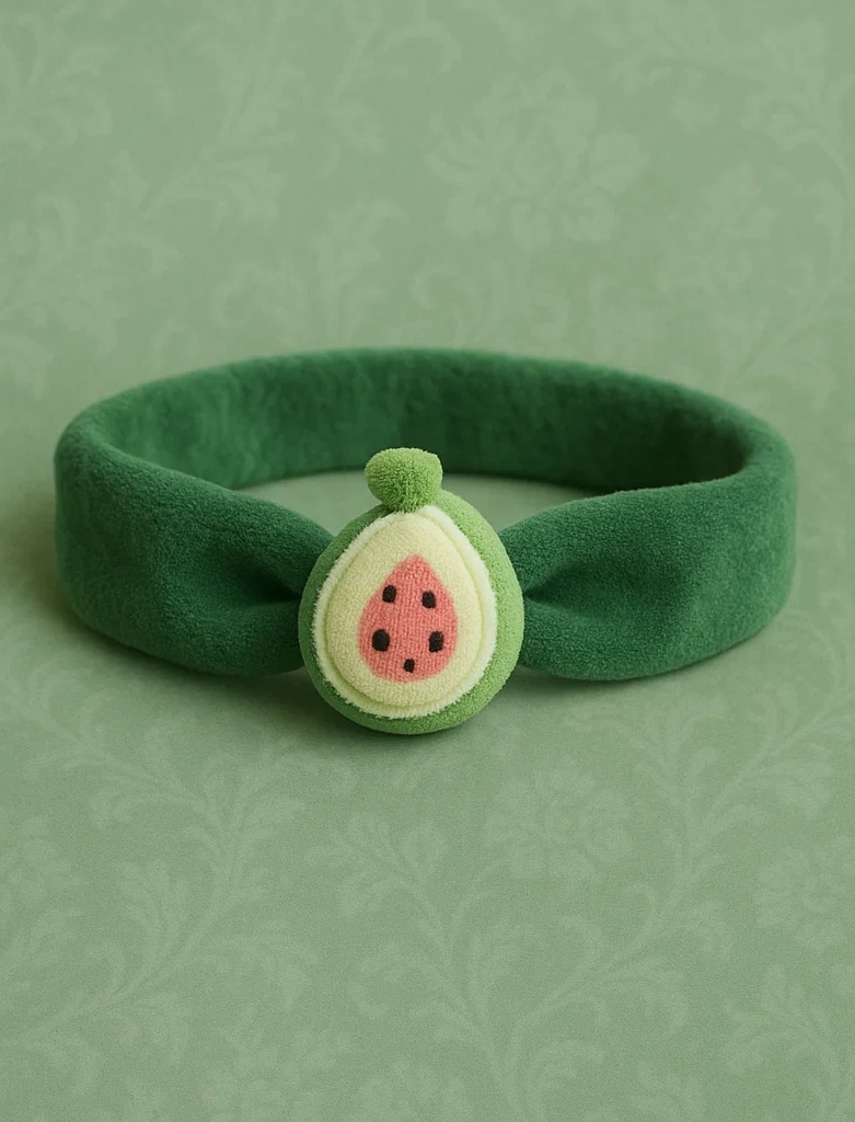 Watermelon Bow-Themed Baby Headband