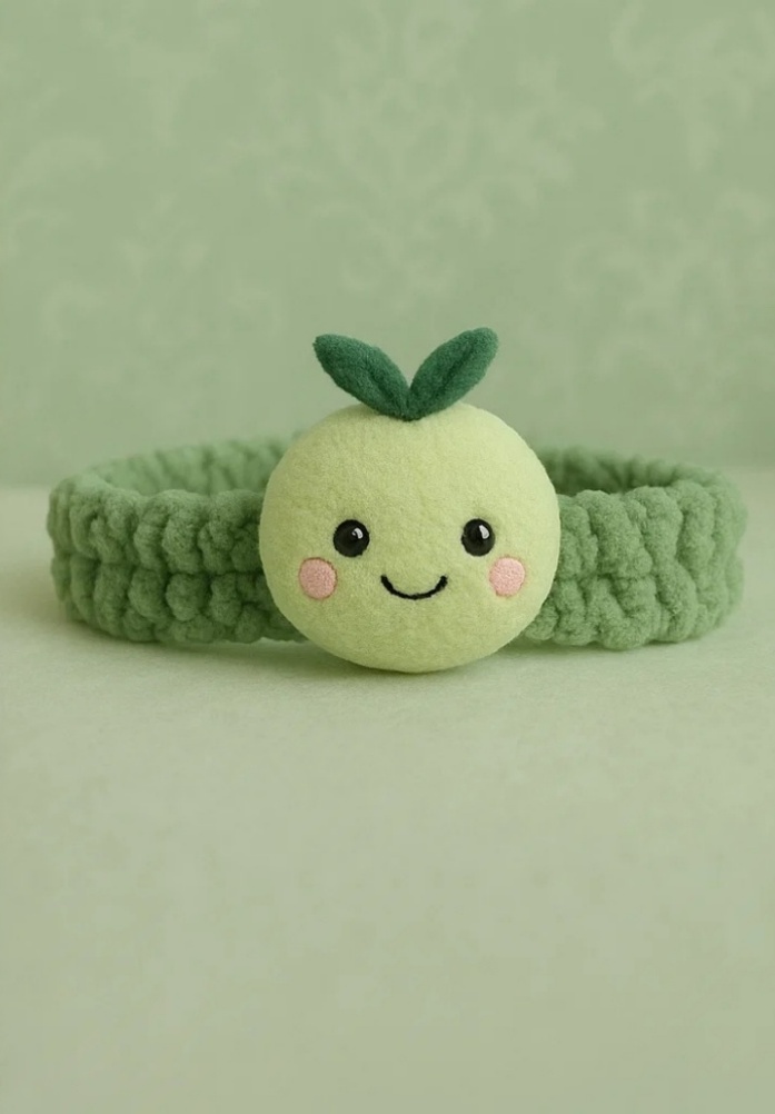 Apple-Themed Baby Headband