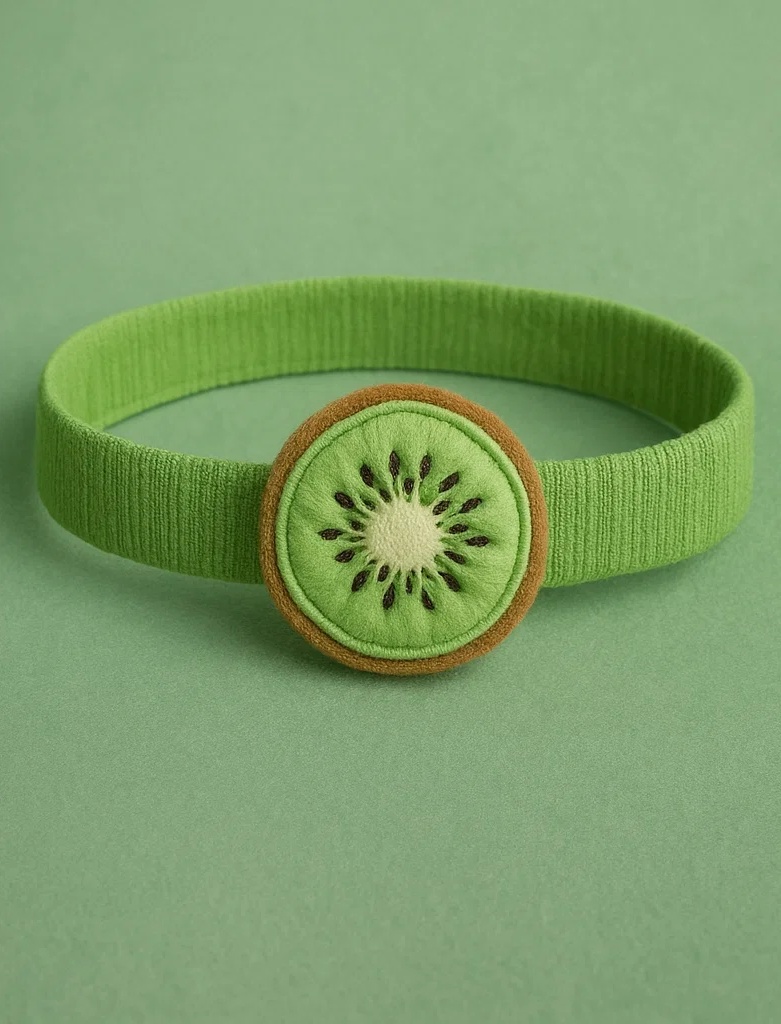 Cheerful Lime-Themed Baby Headband