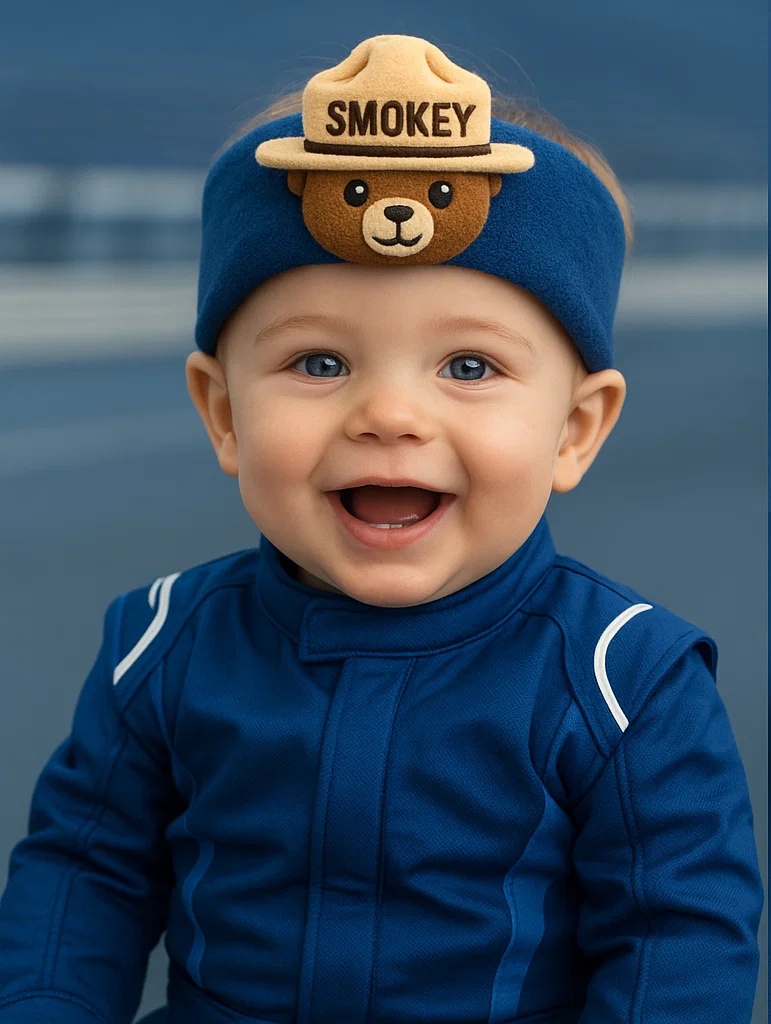 Smokey Bear Baby Headband – Featuring Smokey Bear for Toddlers