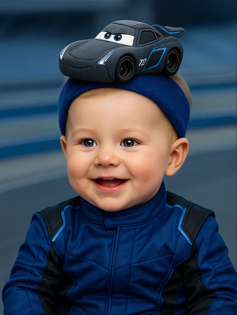 Cars Baby Headband – Featuring Lightning McQueen for Toddlers