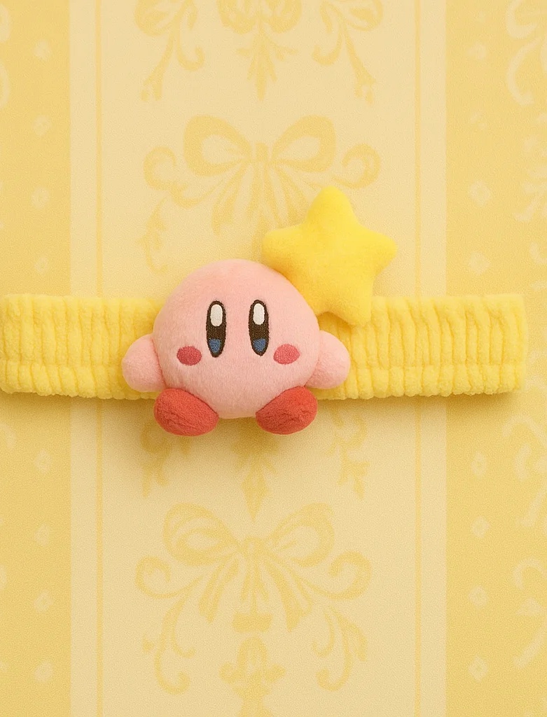 Soft Kirby-Themed Baby Headband to Complement Baby Outfits