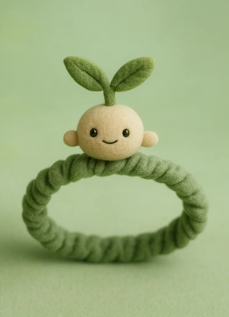 可愛いベビー用植物テーマヘッドバンドとドレスセット