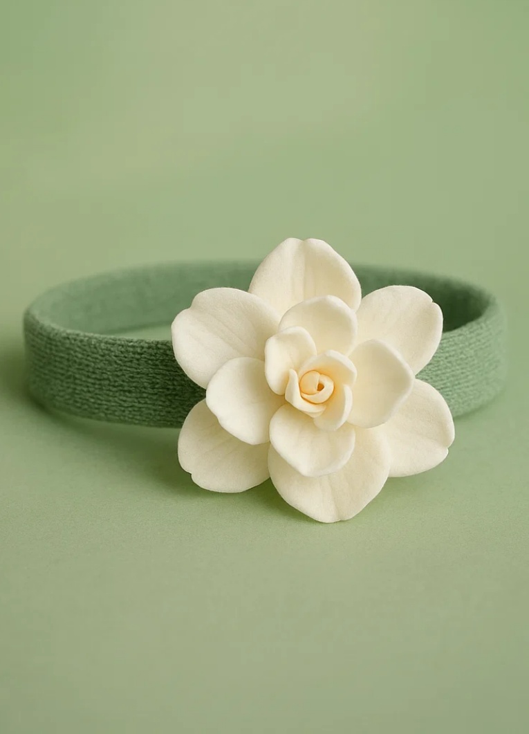 Bandeau pour bébé avec poupée plante, idéal pour les photos et les fêtes