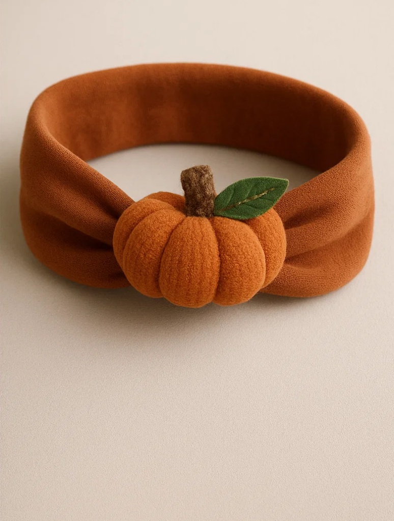 Pumpkin Baby Headband for Fall Fashion