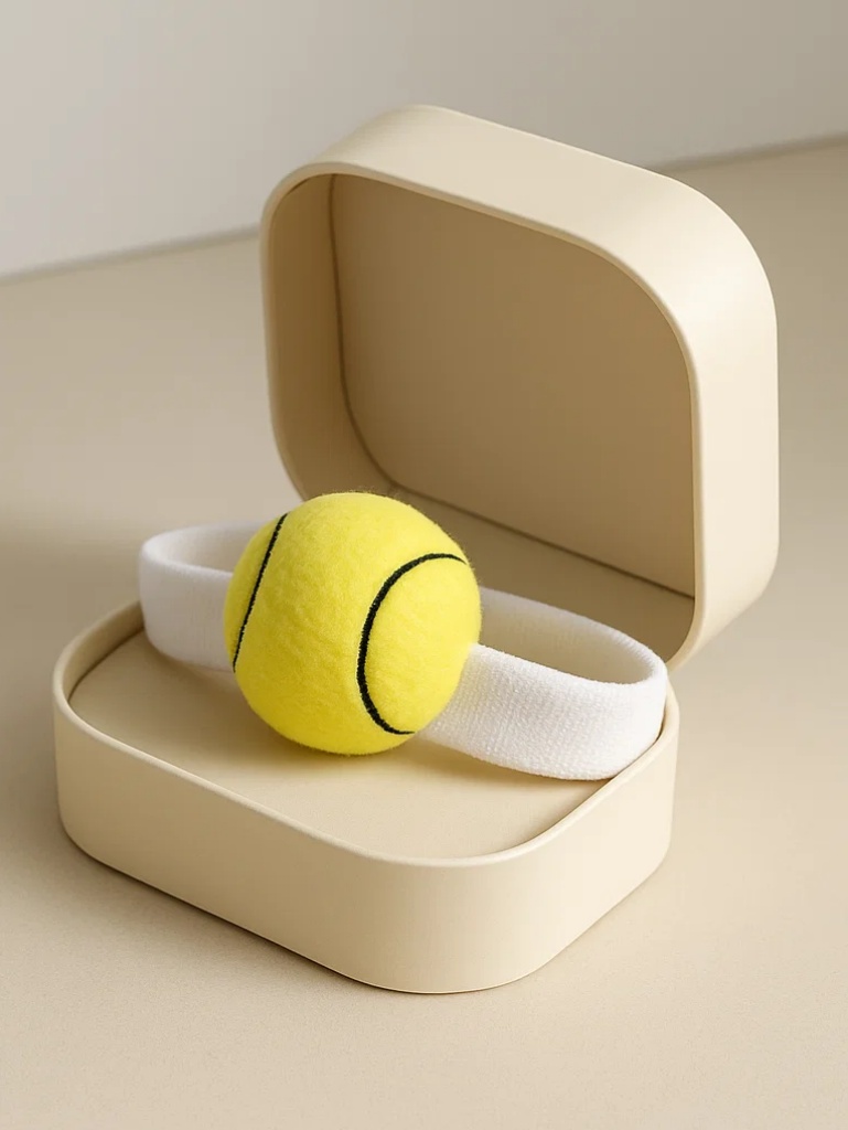 Tennis Ball Baby Headband – Fun and Sporty Baby Accessory