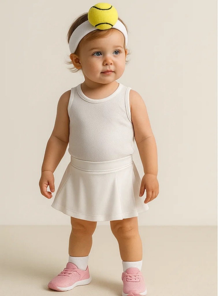 Tennis Ball Baby Headband – Fun and Sporty Baby Accessory