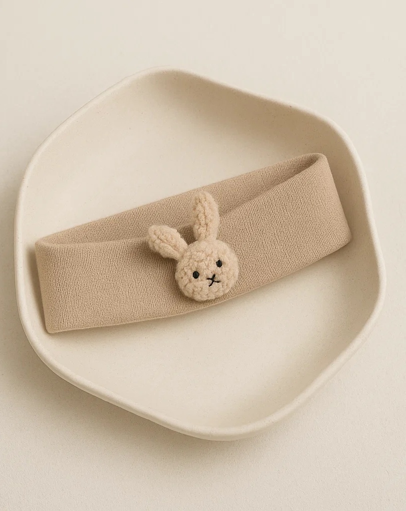 Bandeau bébé avec jouet ours en peluche, parfait pour les photos