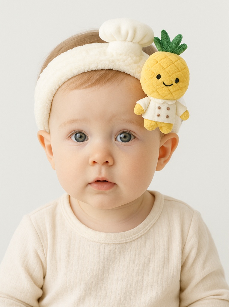 Cotton Blend Baby Headband – Breathable & Soft