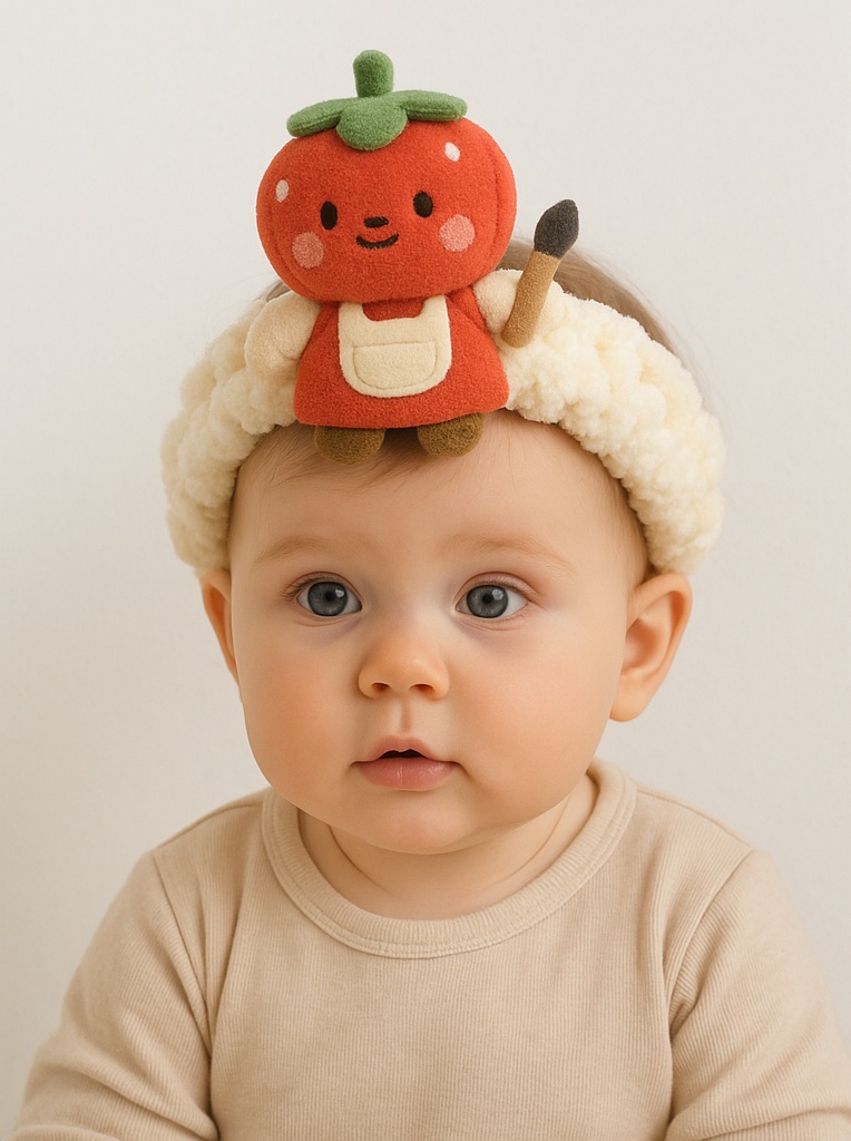 Eco-Friendly Stretch Baby Headband – Adjustable Fit