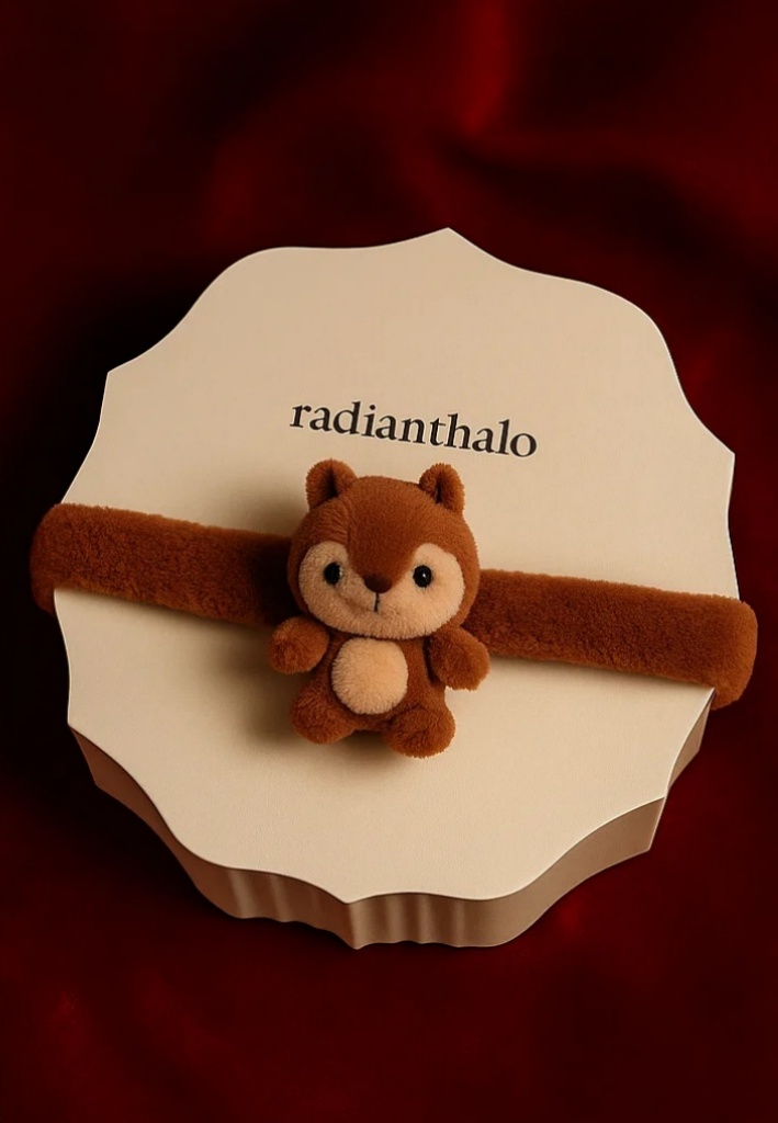 Squirrel Headband for Babies – Soft Plush and Adorable Design