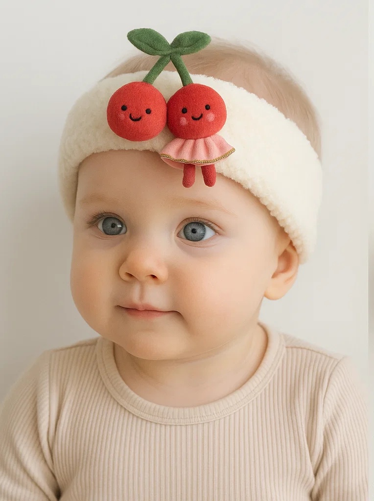 Breathable Mesh Baby Headband – Light & Cool