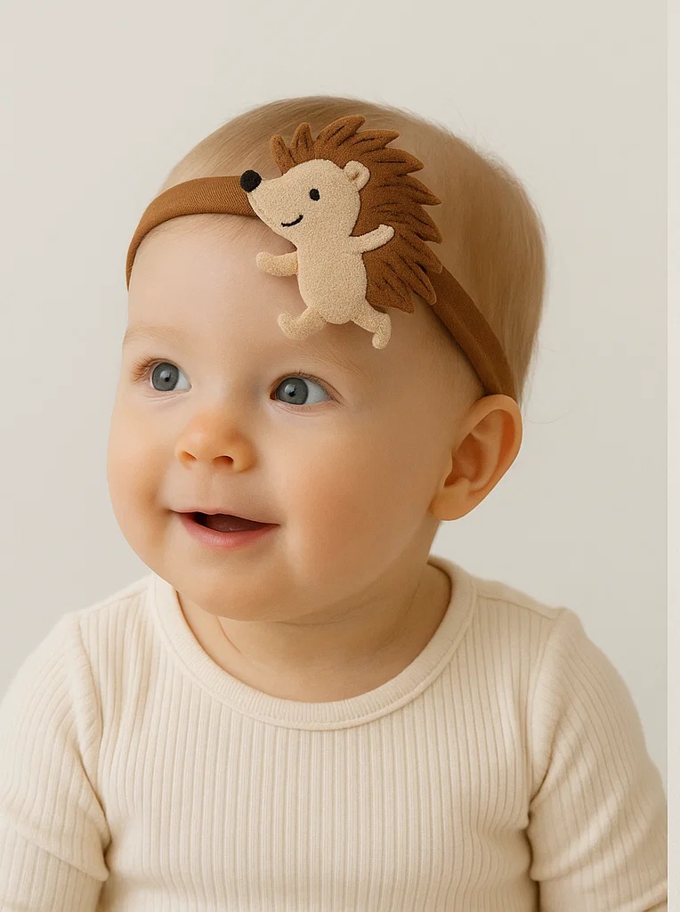 Adjustable Baby Headband – Soft & Secure Fit