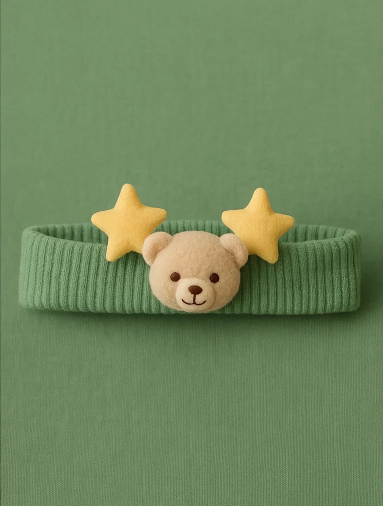 Star Bear-Themed Baby Headband