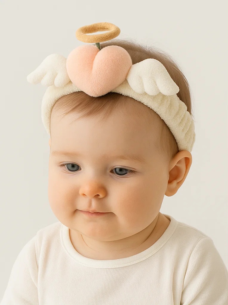 Adorable Plush Baby Headband – Gentle & Comfortable