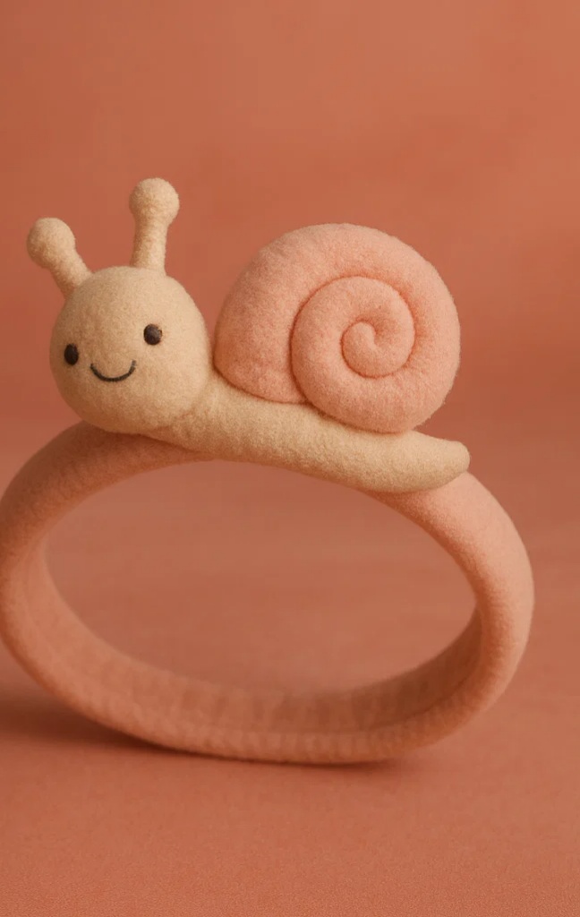 Soft Baby Headband with Snail Design - Perfect for Newborn Fashion