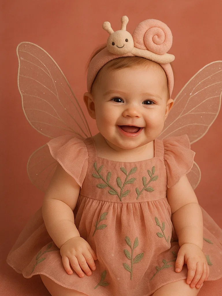 Soft Baby Headband with Snail Design - Perfect for Newborn Fashion